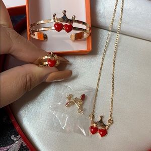 18k gold filled set!